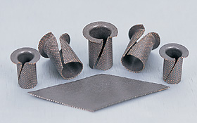 Door Hinge Bushing, Metal Mesh Bushings, Window Hinges Bush, Bronze Mesh Shell With Ptfe Tape