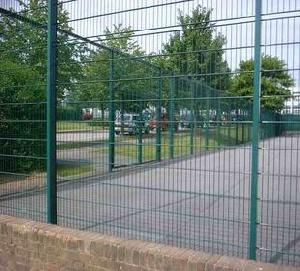 Green Coated Wire Fencing