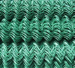 Pvc Coated Chainlink Mesh , Chian Wire Fence