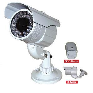 Cctv Osd Waterproof Camera With 3-axis Bracket