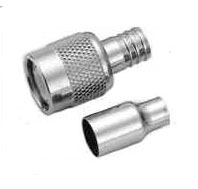 rf coaxial tnc straight male crimp lrm195 rg58 cable connectors