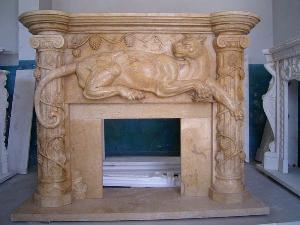 Stone Fireplace Mantels