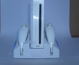 wii multifunction charger blue light