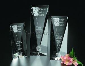 crystal recognition coporate trophy award gift