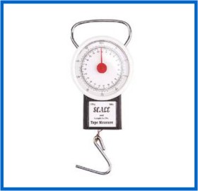 Fishing Scale 10kg-22kg Abs Ourter Cover Of Display, Iron Hook And Handle.