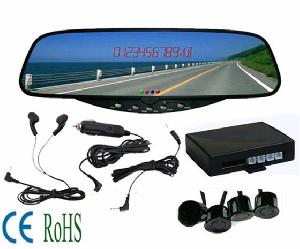 Sell Bluetooth Stereo Handsfree Rear View Mirror Car Kit With Parking Sensor System