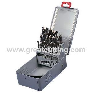 Drill Sets, 25 Pcs, Hss-g Twist Fully Ground Din338