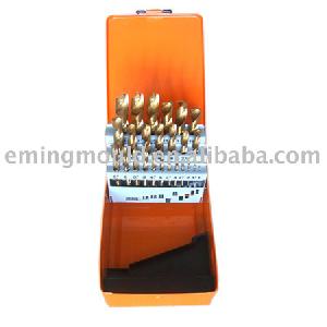 tin coated twist drill din338 metal box 25