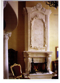 Travetine Beige Fireplace Pictures