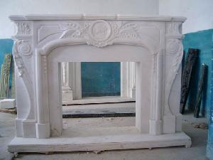 marble fireplace picture