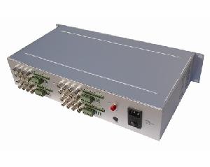 Fiber Optic Transceiver 1-32 Channel Video / Audio / Data