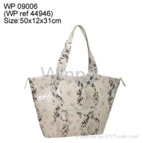 Ladies Croc Pu Fashion Handbag