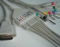 Nihon Kohden Ekg Cable With 12 Leads -9620, 90109020, 90229110
