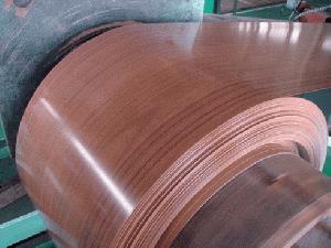 wood imitation prepainted steel coil