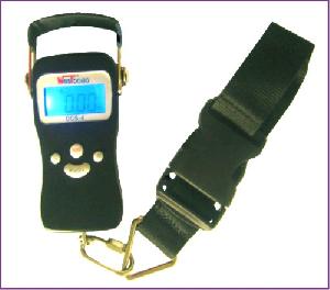 Digital Portable Strap Scale 50kg / 20g Aluminous Shell, Lcd Blue Backlight Firm Strap.