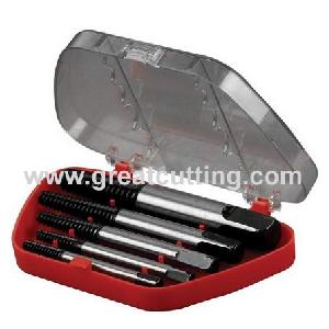 5 Pcs Screw Extractors In Plastic Box