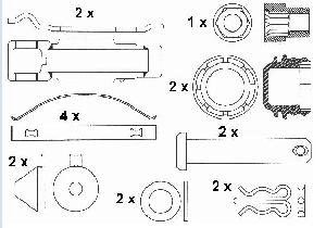 Brake Pads Accessories Repair Kits