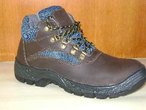 Crazy Horse Leather Safety Boots