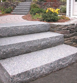 granite stairs step