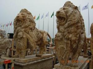 Khaki Marble Lions