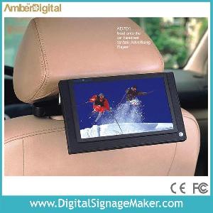 7 Inch Lcd Car / Taxi Advertising Player, Pop / Pos Media Player, Lcd Display For Digital Advertisin