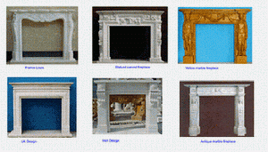 Marble Fireplace European Design