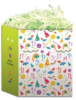 birthday paper carrier art gloss lamination birth004