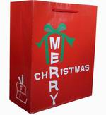 Sell Christmas Designs Of Gift Bags-art Paper With Gloss Lamination