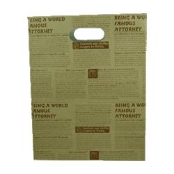 kraft paper bag die cut handle