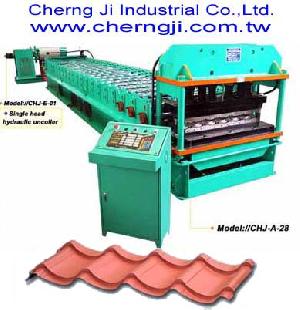 Cherng Ji Roofing Tile Roll Forming Machine