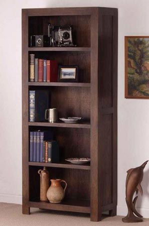 indian wooden bookcase exporter wholesaler