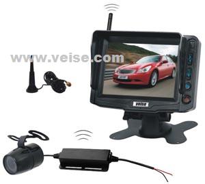 4ch Wireless Backup Camera System, 5 Inch Tft Lcd Monitor, Free Voltage Dc11-32 Volts, Transparent K