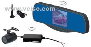 Wireless Mirror Reversing Backup Camera System, 3.5 Inch Digital Lcd Monitor, 4ch 2.4gh, Dc11-32v