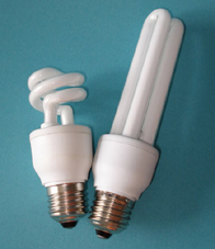 Cfl Bulb, Fluorescent Lamp, Energy Saving Light, Spiral Illumination, Screw In Base