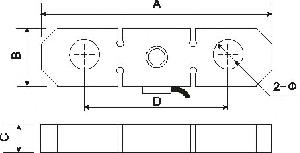 Weighing Sensor / Load Cell Zs-404 Capacity 2t-50t