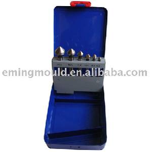 6 Pcs Hss Din335c Countersinks Set In Metal Box