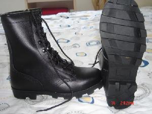 military combat boots jungle desert police shoes mirror leather