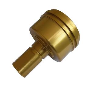 6061 Machine Parts With Gold Anodizing, China Precision Parts