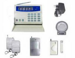 burlgar alarm system residential lcd display g20