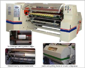 Hcr8002 Series Double Shaft Automatic Exchange Adhesive Tape Rewinding Machine