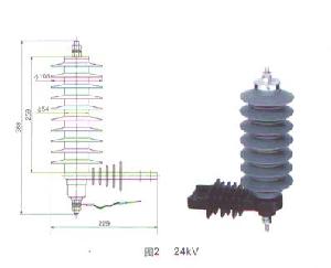 Zinc Oxide Arrester Yh10w-24