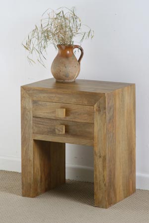 Indian Wooden End Table With Drawer Manufacturer, Exporter And Wholesaler India