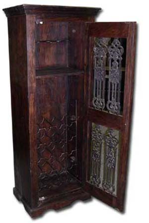 indian wooden wine cabinet exporter wholesaler india