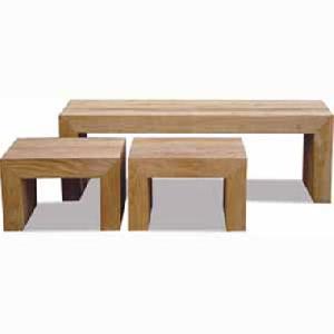 Wooden Set Of Three Coffee Tables Manufacturer, Exporter And Wholesaler India