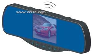 3.5 Inch Digital Screen Rearview Mirror Monitor Built-in 4 Ch, Automatic Signal Detection