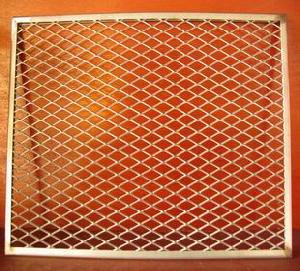 decorative expanded metal steel plate brass pvc coated