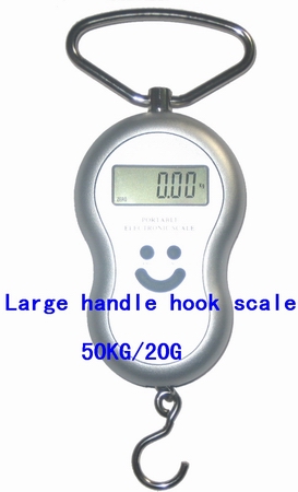 Large Handle Hook Fishing Scale Capacity 50kg / 20g