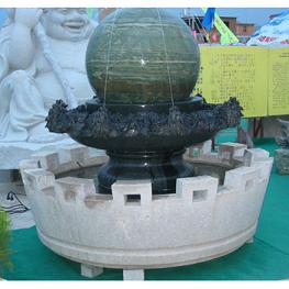 Chinese Granite And Marble Fountain And Ball