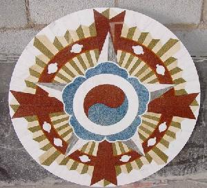 Granite And Marble Pattern, Medallion, Inlay