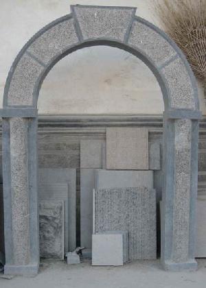 limestone door arch